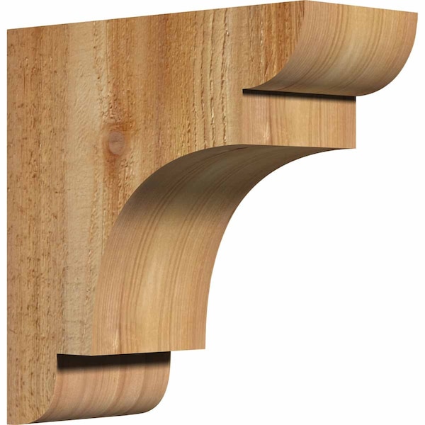 Ekena Millwork New Brighton Rough Sawn Corbel, Western Red Cedar, 4"W x 10"D x 10"H COR04X10X10NEB00RWR - main